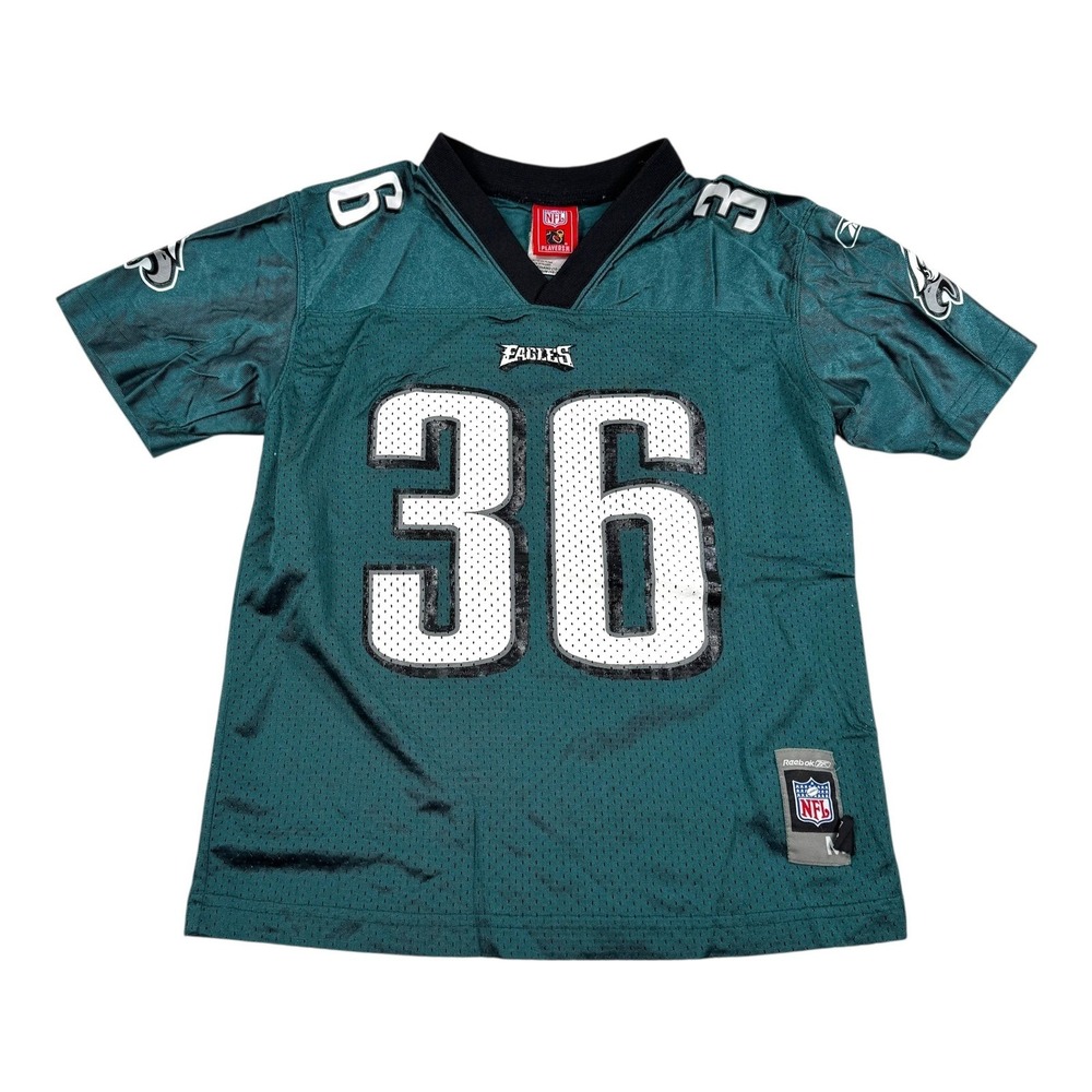 Philadelphia Eagles Football Jersey Youth Medium Green NFL Reebok Westbrook 36